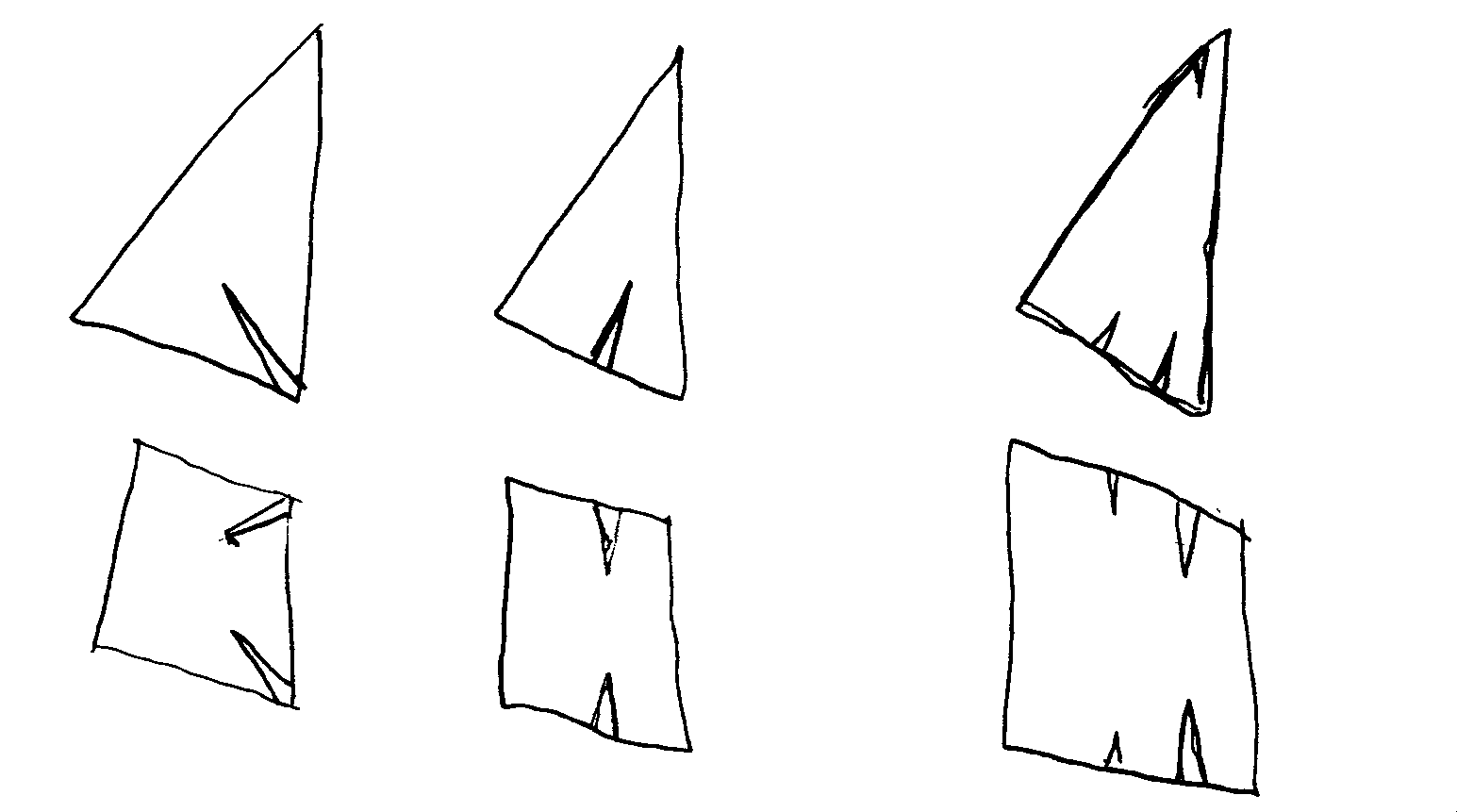 other dart patterns for shaping sails